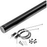 Штанга крепежная LIGHTSTAR NOVE 508917 1,6м д/тканевого трека д/светильников 208ххх черный