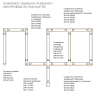 Соединение угловое LIGHTSTAR 503127-RPS QUATTRO перекидное встраиваемое с подводом питания к треку 5030xx-R ЧЕРНЫЙ